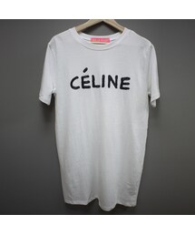 ❙ USTYLE SHOP ❙ 翻玩celine字樣棉質短袖上衣－白色(Tシャツ/カットソー)