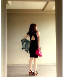 バックシルエット | バックシルエットがセクシーさアップ♪(ワンピース)