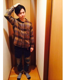 チェックシャツ
(シャツ/ブラウス)