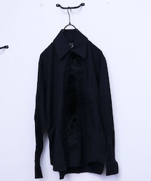 COMME des GARCONS HOMME PLUS | ファー付きシャツ(シャツ/ブラウス)