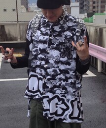 Rene Gurskov | 13ssスリットシャツ(シャツ/ブラウス)