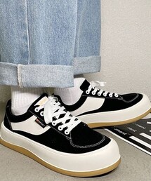 SOBER | レトロコントラストカジュアルシューズ(スニーカー)