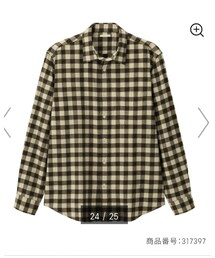 GU | フランネルチェックシャツ(シャツ/ブラウス)