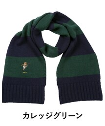 POLO RALPH LAUREN | COLORBLOCK KICKER BEAR SCARF マフラー(マフラー)