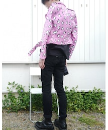 JEREMY SCOTT | ライダースはバックスタイルが好き(ライダースジャケット)