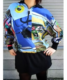 IrieBerry | Record Box Hoodie[IB-AW09-12 Record](チュニック)