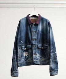 FACTOTUM | カスタムリメイクドロップ Gジャン(デニムジャケット)