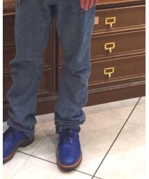 ネイビーカラー 革の靴 | ローファー