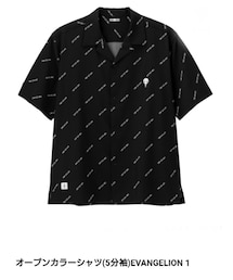 GU | オープンカラーシャツ(５分袖)EVANGELION 1(シャツ/ブラウス)