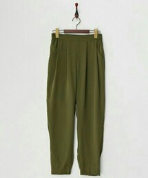 RAY CASSIN | カーキ 　ジョーゼットジョグパンツ(パンツ)