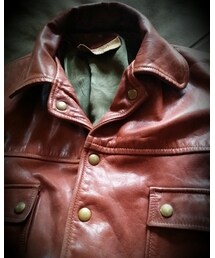 VINTAGE | CRAFT LEATHER JACKET(70s)(ジャケット/アウター)