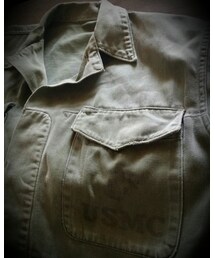 VINTAGE | USMC (P-58/M-58 UTILITY SHIRT 50s)(ミリタリージャケット)