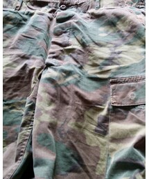 VINTAGE | U.S.ARMY JUNGLE FATIGUE PANTS (GREEN LEAF CAMO 60s)(カーゴパンツ)
