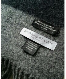 Johnstons of Elgin | JOHNSTONS✕HUDSONS (WOOL MUFFLER)(マフラー)