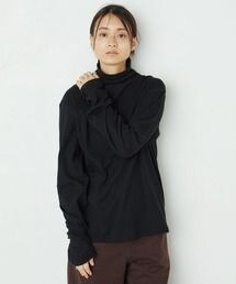 AMERICAN HOLIC | リブカットタートルプルオーバー　＊(Tシャツ/カットソー)