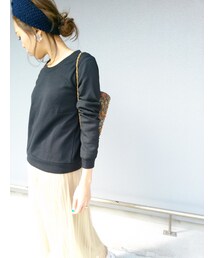 ANTRE | 袖シフォンプルオーバー(3/3発売
)
(Tシャツ/カットソー)