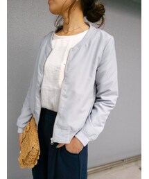 ANTRE  | ノーカラーブルゾン(ブルゾン)