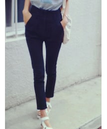 ANTRE  | タック入りテーパードパンツ(その他パンツ)