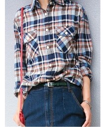 ANTRE  | チェックシャツ(ベーシックサイズ）(トップス)