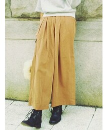 ANTRE  | タック入りワイドパンツ(パンツ)