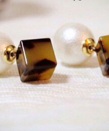 HeM | 鼈甲パールピアス(ピアス（両耳用）)