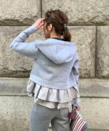 ANTRE  | スポーツミックスフリルパーカー(スウェット)