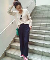 ANTRE  | リネンワイドパンツ(その他パンツ)