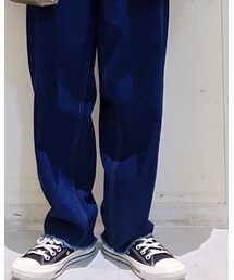 Samansa Mos2 blue | デニムパンツ