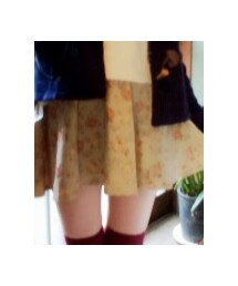 F i.n.t | ローズ柄コーデュロイスカート(スカート)