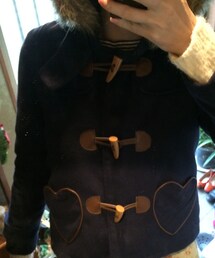 F i.n.t | ネイビーダッフル！ポッケがハートなのです♡(ダッフルコート)