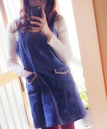 F i.n.t | やっと開封！コーデュロイラブレターワンピ(ワンピース)