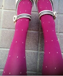 tutuanna | ドットボルドータイツ(タイツ/ストッキング)