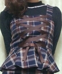 F i.n.t | チェックビスチェ！セットアップトップス(その他トップス)