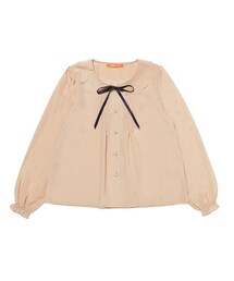 an another angelus | 襟元リボンくり抜きスタームーンブラウス(シャツ/ブラウス)