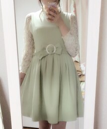 F i.n.t | フロントリボン付きミントグリーンワンピース(ワンピース)