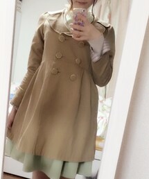 F i.n.t | 前開きフリルトレンチコート(トレンチコート)