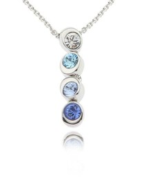 SWAROVSKI | swarovski ブルークリスタルネックレス(ネックレス)