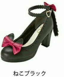 夢展望 | 夢展望 パンプス ねこブラック (パンプス)