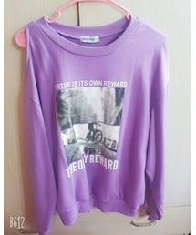 WEGO | ｽﾘｯﾄﾌｫﾄﾌﾟﾘﾝﾄｽｳｪｯﾄ(パーカー)
