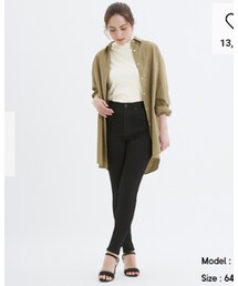 GU | ハイウエストスキニージーンズ(デニムパンツ)