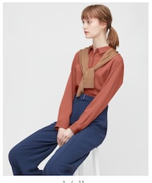 UNIQLO | レーヨンブラウス(シャツ/ブラウス)