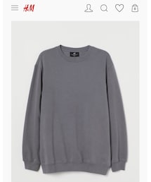 H&M | Relaxed fit/ダークグレー(スウェット)