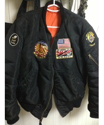 お父さんのMA-1(ナイロンジャケット)