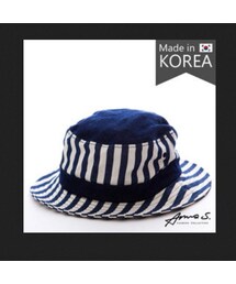 條紋漁夫帽(サンバイザー)