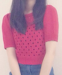 merry jenny | クロップドニット(ニット/セーター)