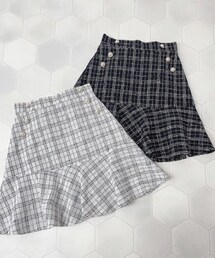 evelyn | ツイードフリルSK(スカート)