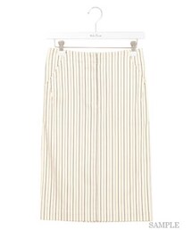 ミラオーウェン | ストライプ柄タイトスカート(スカート)