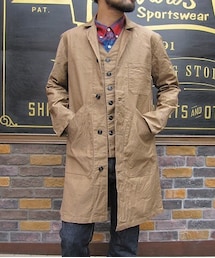 SABRE | SHOP COAT ARMY BROKEN STRETCH(その他アウター)