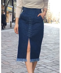 mame | デニムスカート