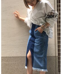 mame | デニムスカート